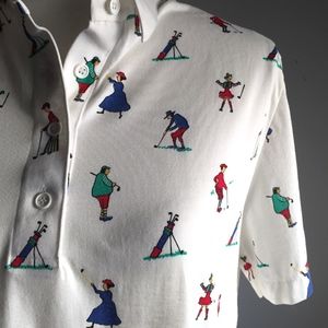 David Smith | Women Golfer Pattern | Polo Shirt